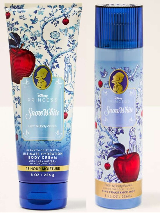 Bath & Body Works Other - Bath & Body Works Disney Princess Snow White Body Cream & Fragrance Mist Set NEW